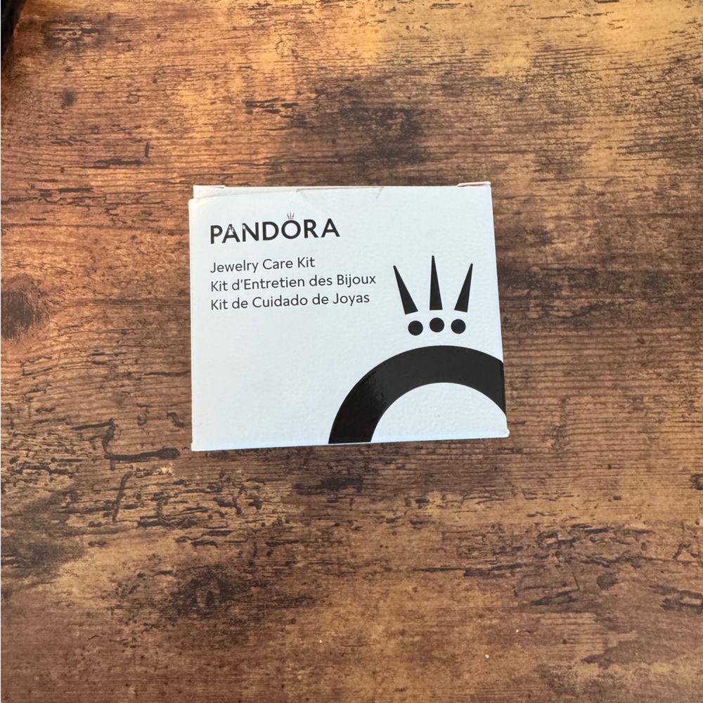 Brand New Pandora Jewelry Care Kit With Cloth, Solution, & Instructions
